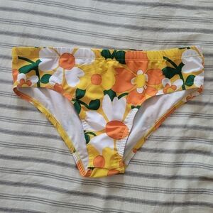 Pander Shirts Floral High-Waisted Bikini Bottom